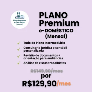 Plano Premium e-domestico